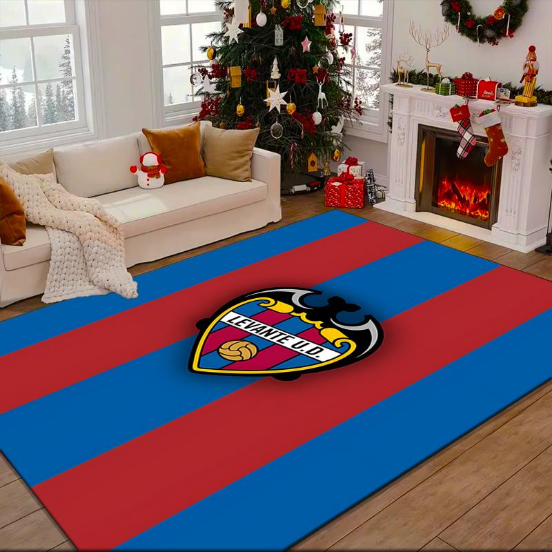 1PC Levante Football Rug Game Carpet, Floor Mat for Bedroom Living Room Entryway Rug, Home Decor Idea Gift for Christmas Birthday