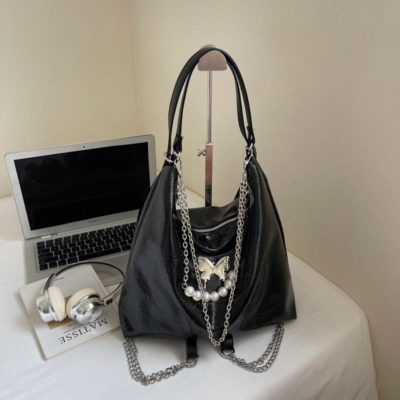 

Женская сумка-тоут 2025 новая большая вместительная высококлассная многофункциональная сумка-рюкзак, студенческая сумка-рюкзак на плечо для занятий 30*9*24