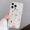 2026 Calendar Pattern Air Cushion Transparent Phone Case For iPhone 17 16 15 14 11 Pro Max Plus 13 12 16E 17 Air Bumper Cover