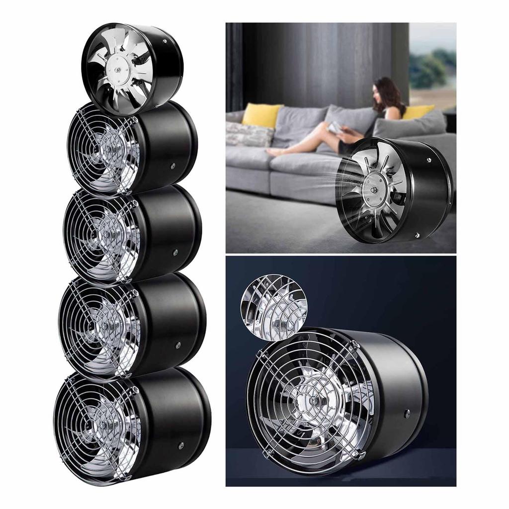 Energy Efficient Wall Mounted Ventilation Fan for Window Toilets Attic Replacement