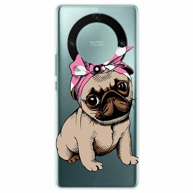 Custodia per Honor Magic6 Lite 5G Trasparente TPU Silicone Funda Capa per Honor Magic 6 Lite Coperture Morbide Magic6Lite Trasparenti Coques borsa