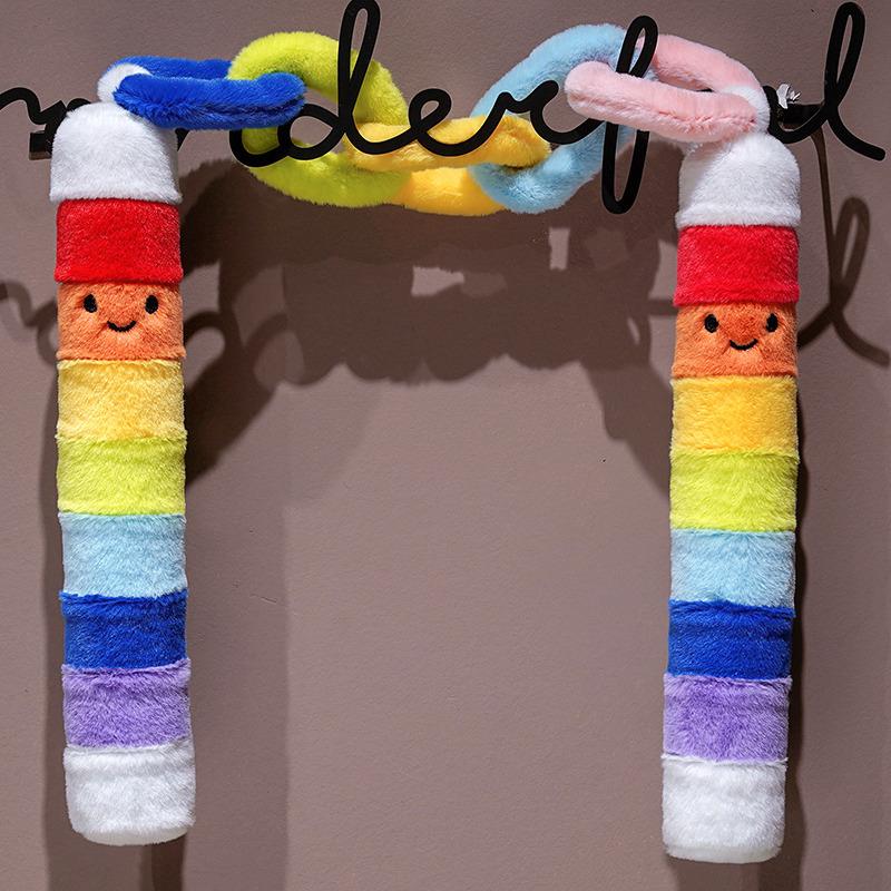 Cartoon Nunchaku Pluche Speelgoed Verschillende Gekleurde Pluche Poppen Zachte Gevulde Dieren Cadeaus Voor Jongens En Meisjes about 85cm