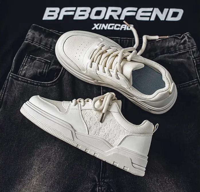 

Чисто черные мужские туфли осенние на толстой подошве, увеличивающие рост, повседневные туфли для скейтбординга, спортивные, трендовые, универсальные, ретро-обувь в стиле Дарта Вейдера 44