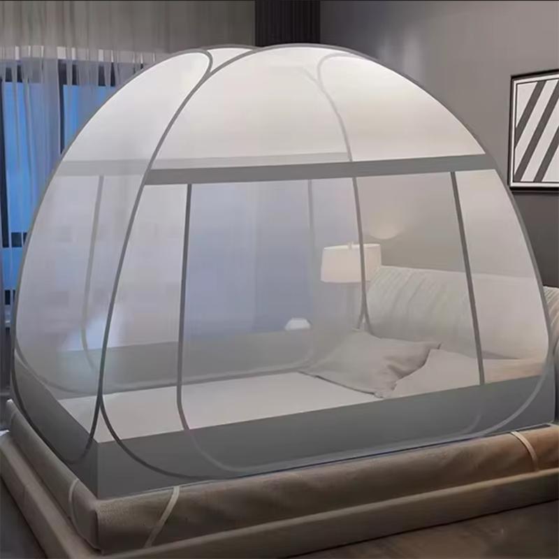 Summer Mongolian Yurt Mosquito Net Free Installation Foldable Mosquito Nets Encrypting Mesh Home Baby Anti Fall Mosquito Net