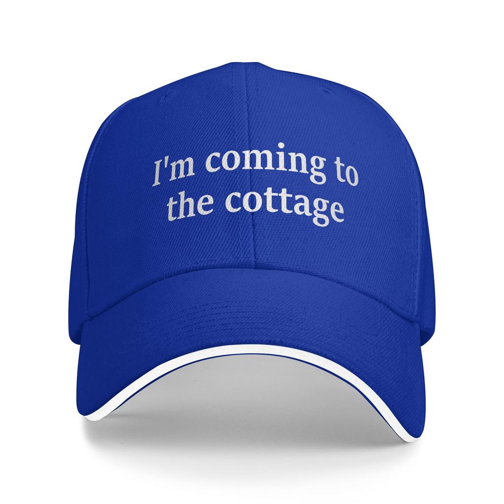 I'm Coming To The Cottage Baseball Cap Female Male Custom Logo Trucker Hat Spring Casual Running Hippie Hot Sale Snapback Cap