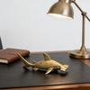 Metall Großer Hammerkopf Haifisch Skulptur Antike Messing Ozean Tier Statue Dekorative Sammlerstück Verzierung Heimdekorationen