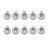 10PCS Metal Spacer Beads Charm Loose Beads Bracelets Jewelry Making Supplies Alloy Texture Necklace Beads for Jewelry