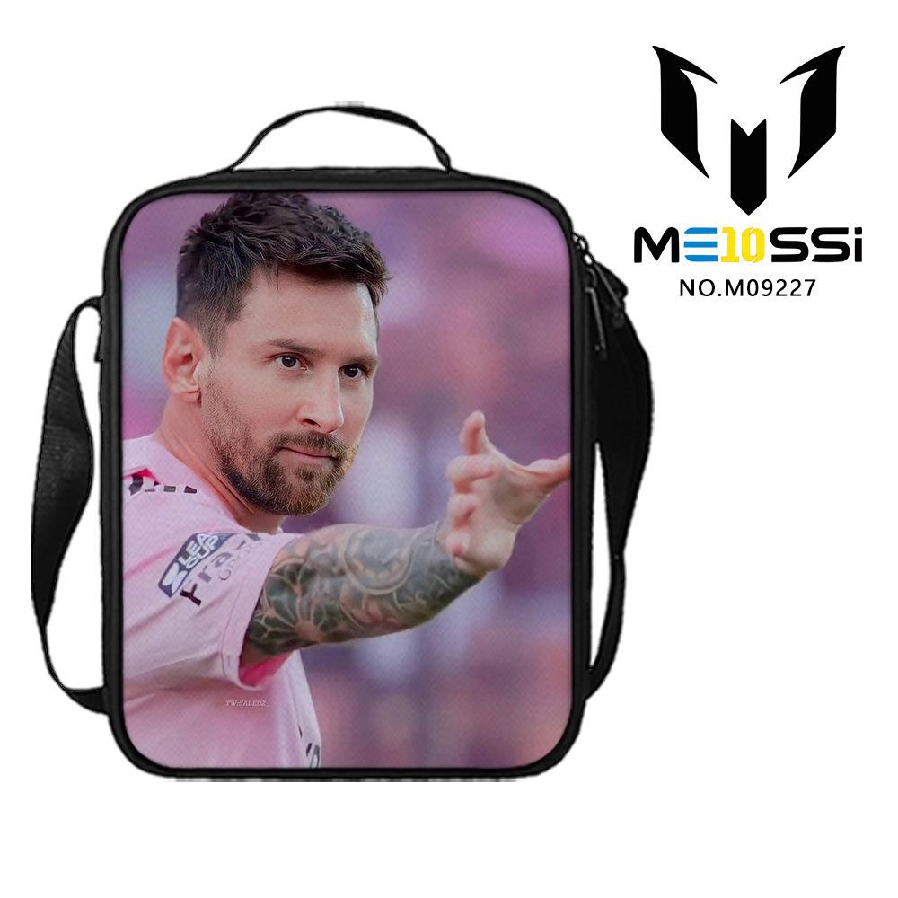 International Players Lunch Bag Meal Bag Elementary School Picnic Ice Bag Satchel Shoulder Bag