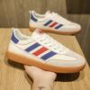 Three Bars German Training Shoes Men's Genuine Leather 2025 New Casual Shoes Men's Trendy Shoes Versatile Board Shoes Retro Men's Shoes