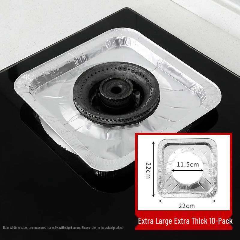 Gas Stove Anti-Oil Protective Sticker - Aluminum Foil Cover Pad