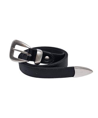 Milkeuweibeu Pierce Tail Leather Belt [Black]