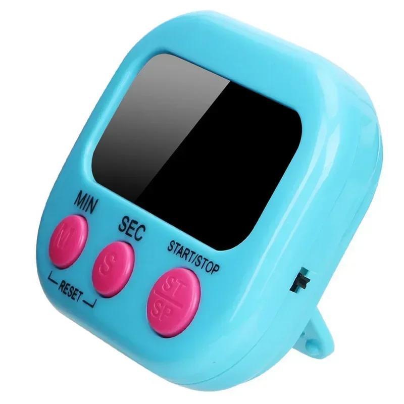 Digitaler Küchentimer mit großen Ziffern und lautem Alarm, LCD-Display, zum Kochen, Backen, für Schüler, Hausaufgaben, Übungen, Timer, Elektronik, Eieruhr, 1 Stück
