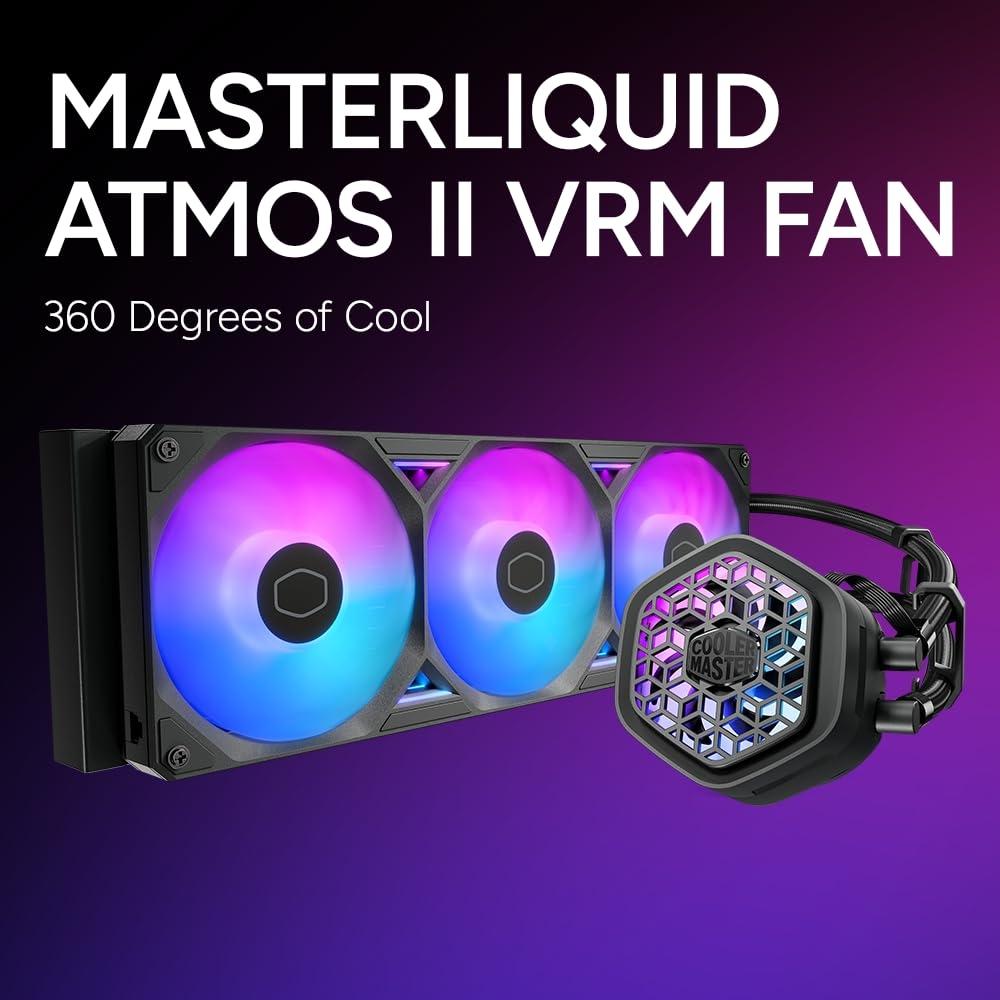 Cooler Master 360mm Water Cooling Cpu Cooler With Vrm Fan Argb [mlx D36m A25sz V
