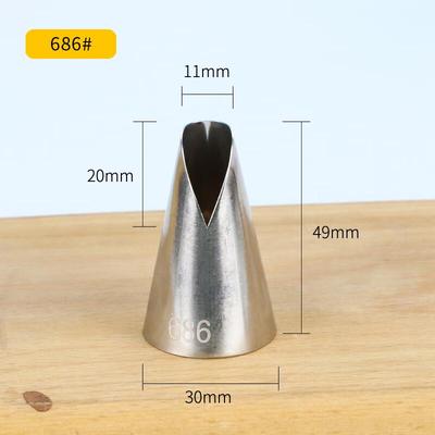 Stainless Steel Saint Honore Piping Tip