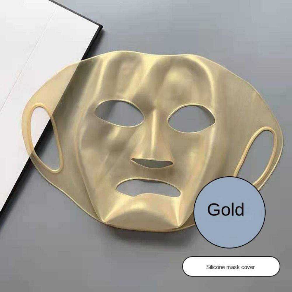 Evaporation Reusable Masks Holder 3D Silicone Face Mask Holder Gel Sheet Mask Facial Masks Cover