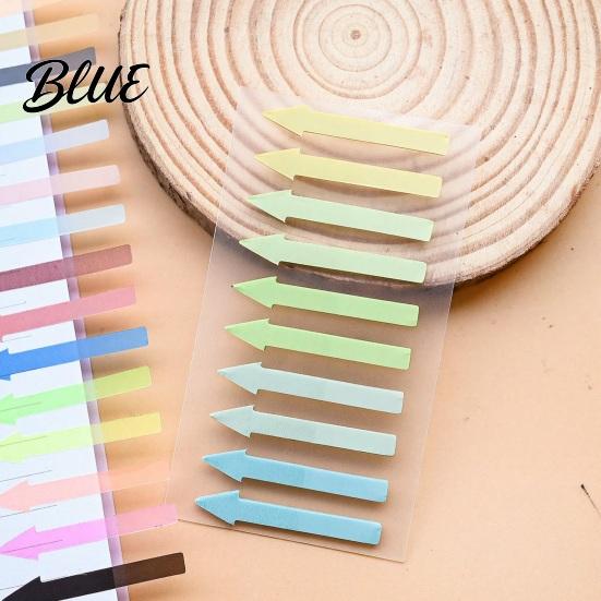File Marking Tags Arrow Index Tab Stickers, Translucent PET Page Markers, Adhesive Markers Colorful Sticky Flags for Organizing Book And Removable