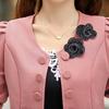 New Korean-Style Slim Fit Double-Breasted Blazer Fashion Cropped Cardigan Jacket