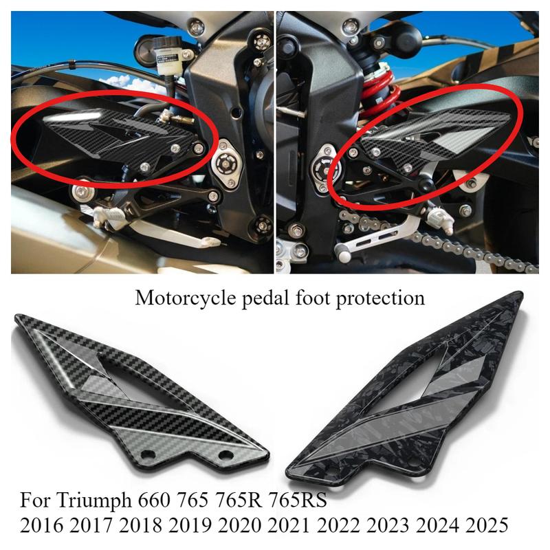 Motorcycle Pedal Guard Foot Cover Backrest Foot Pedal Guard Column for Triumph 660 765 765R 765RS 2016 2017-  2024 2025