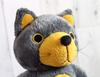 Shinada Pocket Ket Cat OR (S) 10 x 5 x 24.5 cm Plush Toy Animal Goods PKTC-0120DR