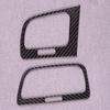 2pcs Carbon Fiber Black Car Dashboard Side Air Vent Outlet Cover Trim Frame Fit for VW Golf 7 GTI MK7 2014-2017 2018  New