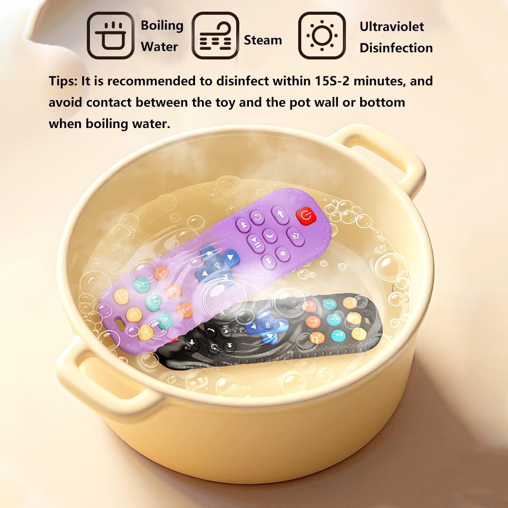 1pc Baby Silicone Remote Control Model Teething Toy, Soft Teether Toy, Suitable For Toddler Boys And Girls, Gift For Baby