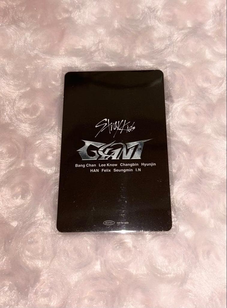 [USED] StrayKids GIANT FC Edition Bonus Solo Trading Card Han Ji-Sung