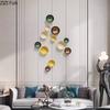 Colorful Disks Wall Hanging Ornaments Room Aesthetics Living Room Sofa Wall Background Display Round Hanging Decorations
