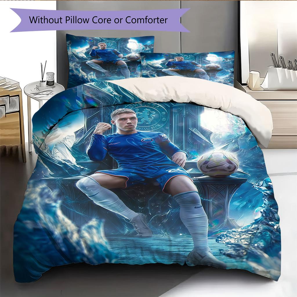 Cole Palmer Icon Bedding Quilt Set Quilt Cover Pillowcase Home Decoration Birthday Gift (1 * duvet cover + 2 * pillowcase, without core)