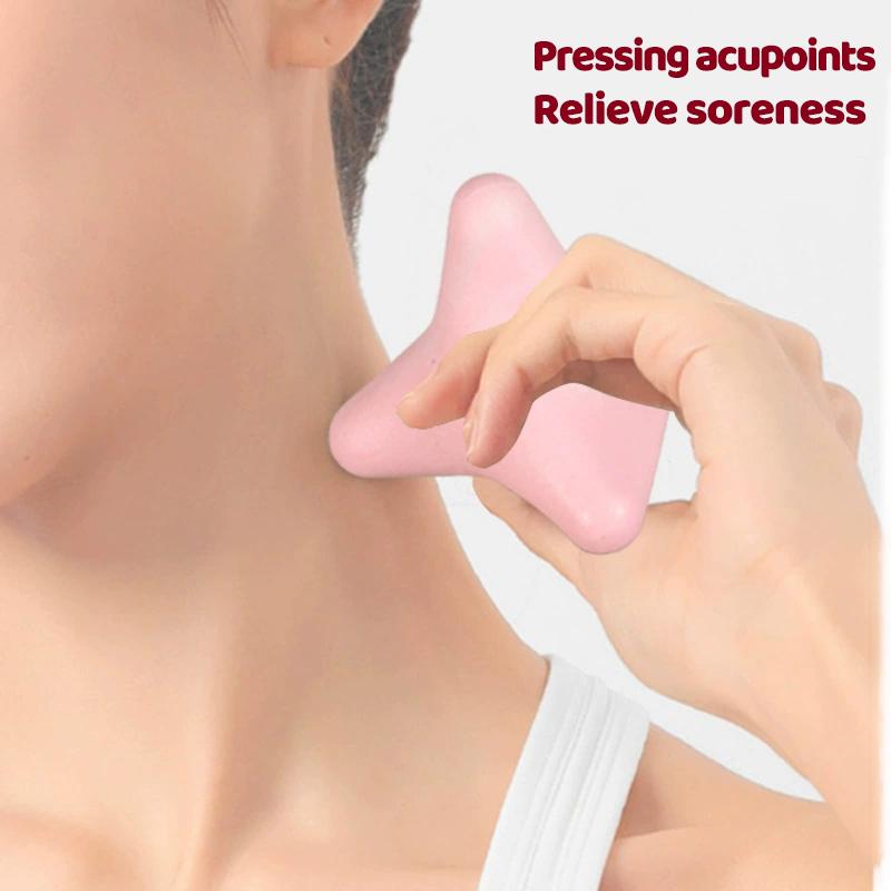 Silicon Massage Cone Triangular Relax Apparatus Ball Psoas Muscle Release Thoracic Spine Back Neck Scapula Foot Yoga Apparatus