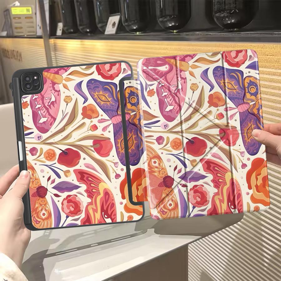 Holder Cover Tablet Case For iPad Pro 2025 Mini 6 7 Pro 11th 10th 9th 8th 7th 12.9inch Air 4 5 M3 M2 1 2 M4 11inch Cartoon