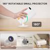 Mini Projector Projector Native 1080P 5G Wifi - 16:9 Bluetooth Full HD Home Cinema