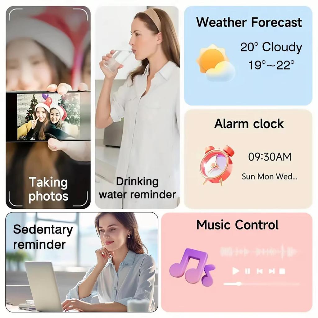 2026 New Smart Watch for Men Women Gift Full Touch Screen Sports Fitness Watch Bluetooth Call Digital Smartwatch