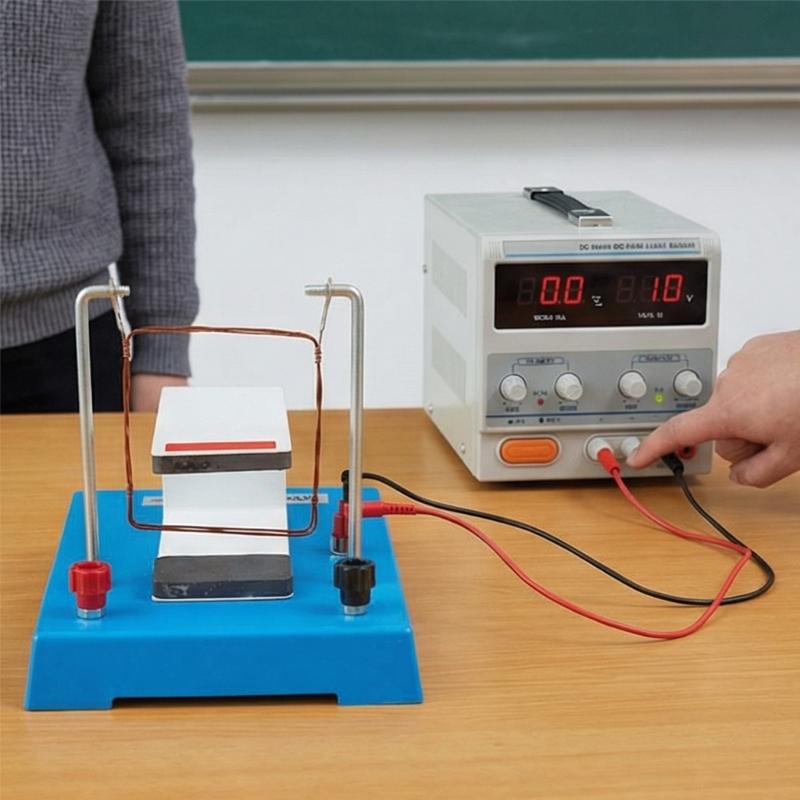 Educational Electromagnetic Experiment Tool Magnetic Field Current Effect Demonstrator For Science Labs and Classroom