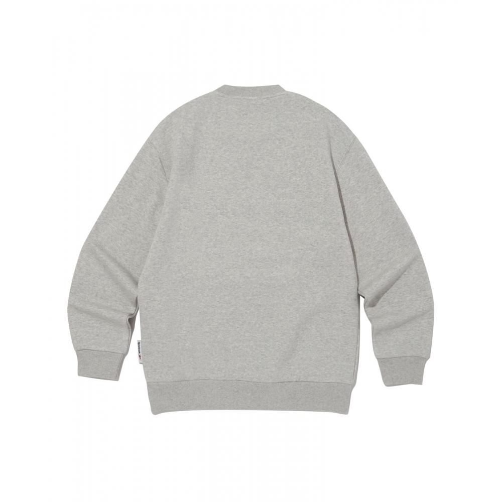 Reebok Vector Essentials Brushed Sweatshirt Gray