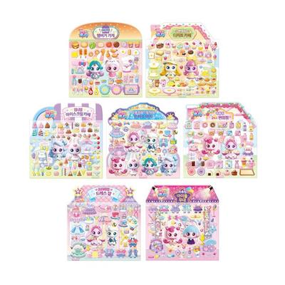 Vyrobeno v Koreji - Chyť hvězdu! Sada samolepek pro hru na role Teenieping (7 typů)