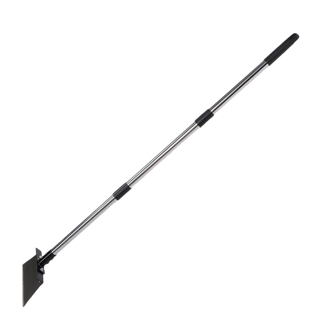 Garden Cleaning Shovel 1.6m Adjustable Handle Multifunctional Flat Shovel Floor Scraper Tool for Weeding Digging Ice