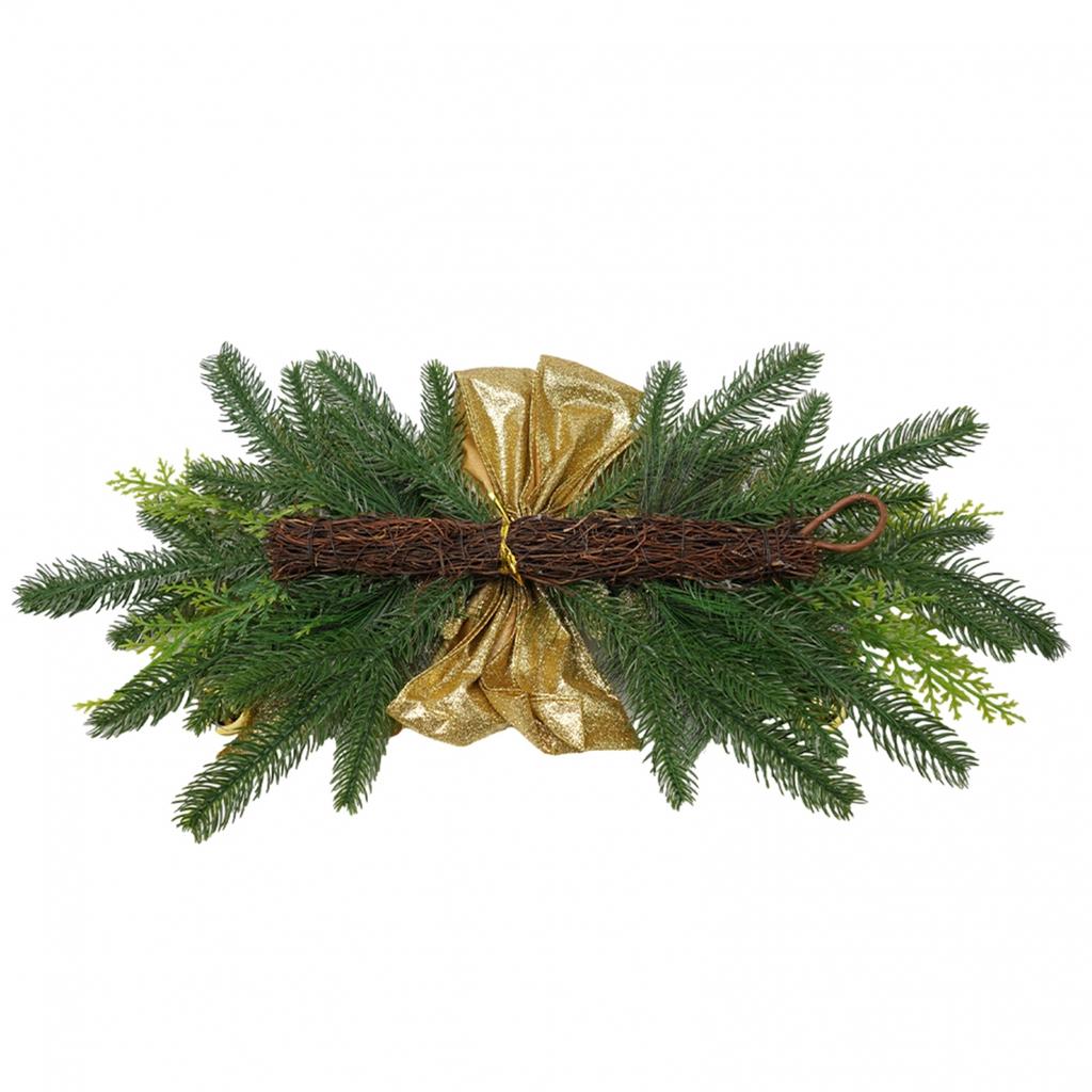 Red Bow Hanging Ornament Shop Window Sill Balustrade