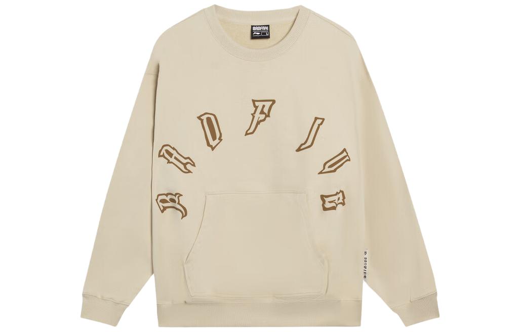 Li Ning Badfive Sweatshirt Unisex Light Milk Umber AWDT095-4 L