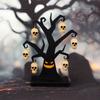 2026 Halloween Desktop Ornament Metal Ghostface Skeleton Tree Ornament Desktop Decoration Of Entrance Bar Counter Fireplace 1pc