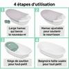 INGENUITY Baignoire bébé évolutive, extra-large avec transat bébé hamac en tissu doux et support bébé assis de 0 a 24 mois