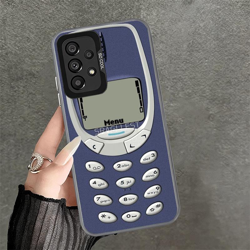 Funny Retro Callphone Shockproof Phone Case for Samsung A17 A16 A15 A14 A37 A57 A36 A56 A26 A35 A55 A25 A34 A54 A24 A13 A23 A33