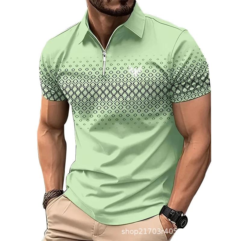 Men's Short Sleeve Polo Shirt, Slim Fit Casual Top, Comfortable & Versatile