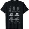 Composer Rhythm Music Gift Bach Mozart Beethoven Chopin T-Shirt