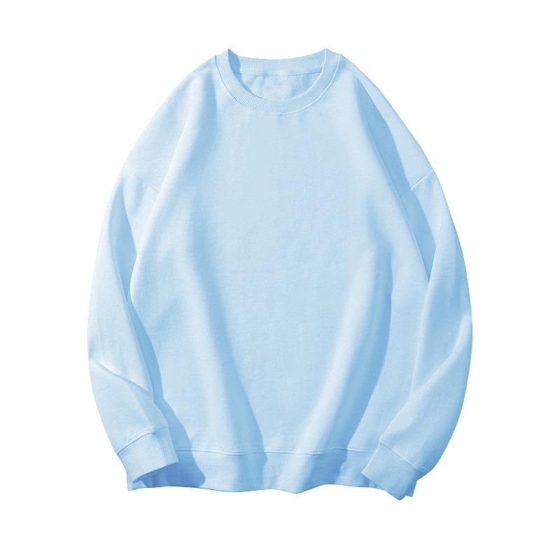 Übergröße Damenmode Neuer lockerer Sport Langarm Rundhals Hoodie