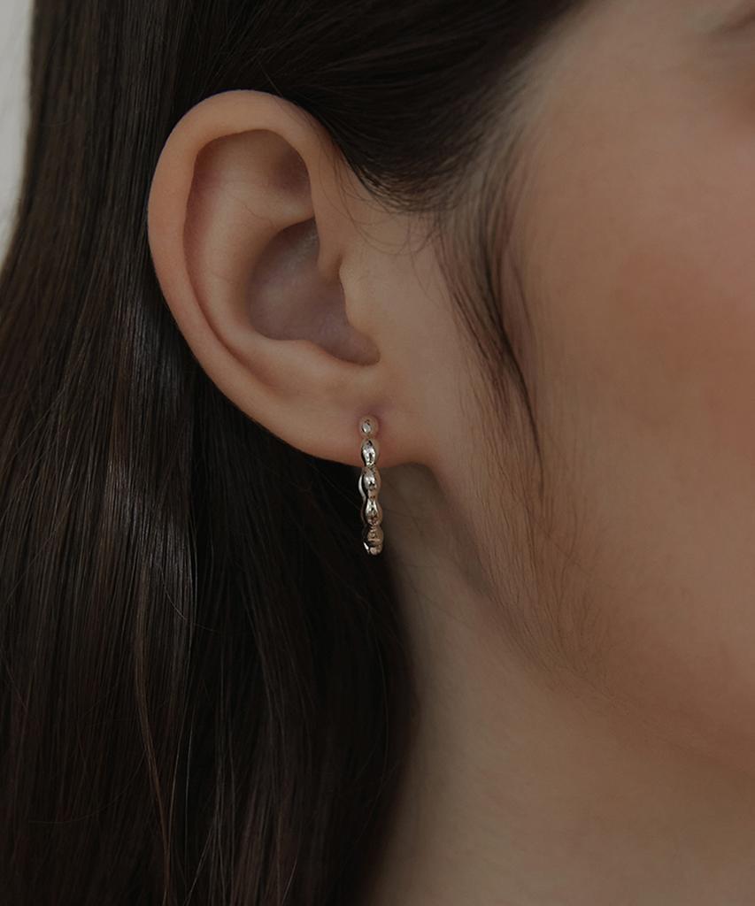 Tatiana Bubble Link Hoop Earrings Ec3133