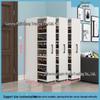 Wheeled Sliding Shoe Cabinet with Storage Drawer, Dustproof Side-Pull Rack, for Narrow Entrances