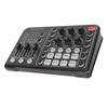 Live Sound Card Support Bluetooth 48V Large Diaphragm Noise Cancelling Sound Mixer Board with 15 Sou