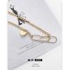 Paper Clip Necklace Accessories Korean Collarbone Chain Cold Wind Personalized Neck Chain Wholesale