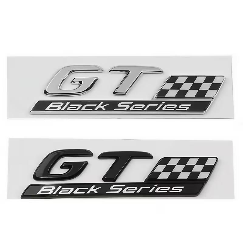 3D ABS GT Black Series Logo Car Rear Trunk Emblem Decal Side Fender Badge Sticker Auto Accessories