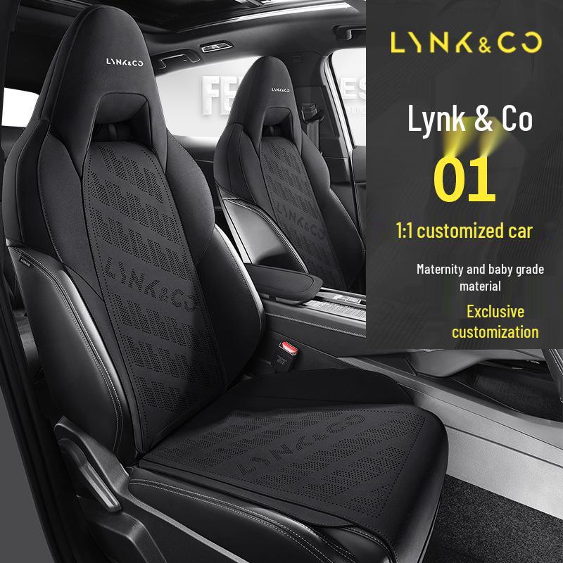 Lynk 01 Model 2024 2.0TD Voorwielaandrijving Suède Zadelonderlegger Universeel Stoelkussen